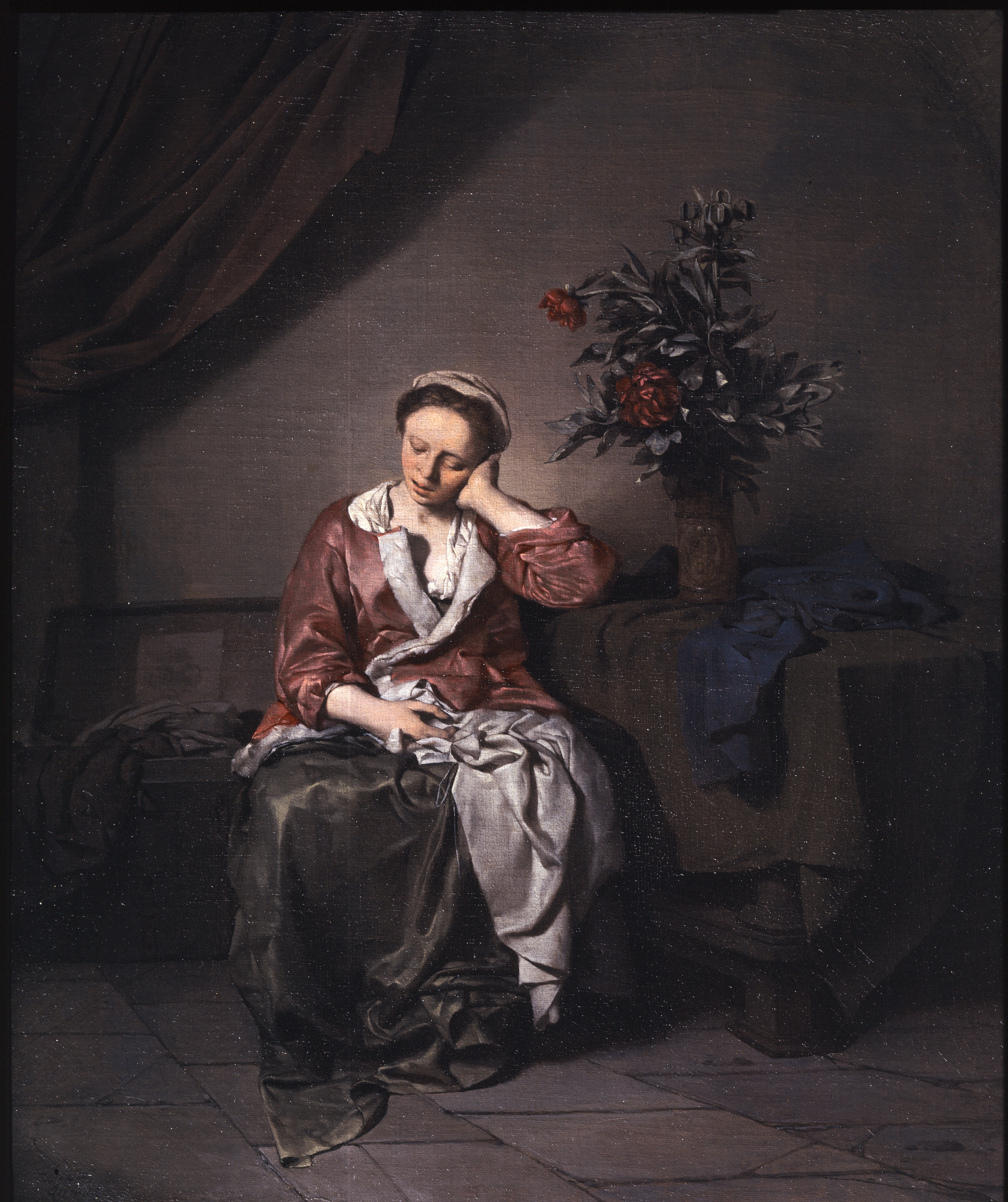 A Parlour Maid at Rest